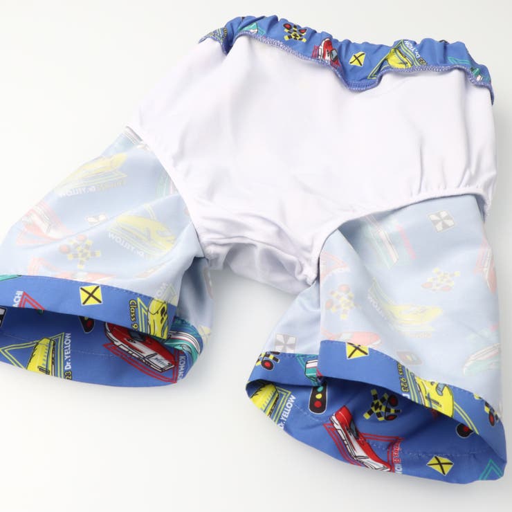 子供服KidsForet(キッズフォーレ)ＪＲ新幹線電車柄スイムパンツ・水着90cm～130cmB3589