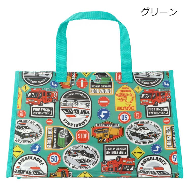 【WEB限定】働く車・恐竜・海の生き物柄プールバッグ | こどもの森e-shop | 詳細画像4 