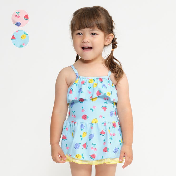 Kids Foret フルーツ柄スイムワンピース 品番 Mtik こどもの森e Shop コドモノモリイーショップ のキッズファッション通販 毎日送料無料 Shoplist ショップリスト