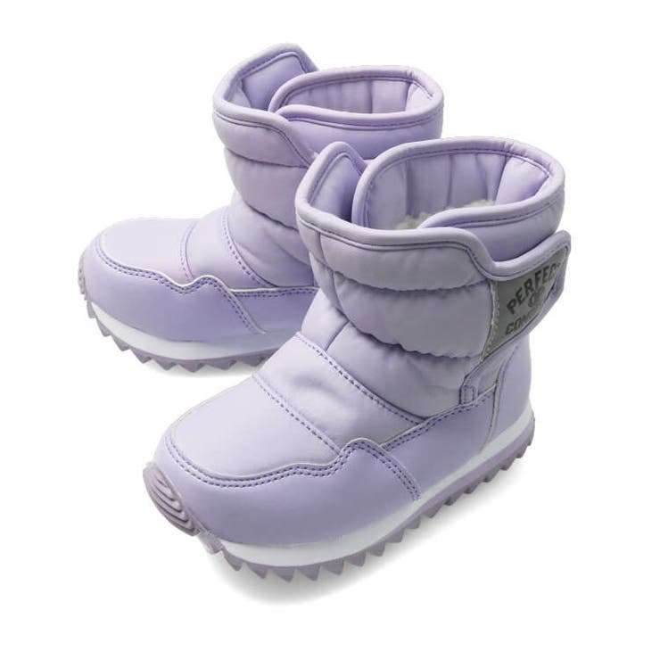 【子供服】KidsForet(キッズフォーレ)撥水中綿スノーブーツ14cm～18cmB51504