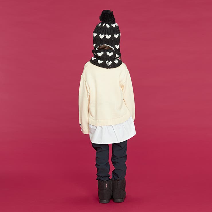 【子供服】KidsForet(キッズフォーレ)ムートン風ブーツ15cm～19cmB53510