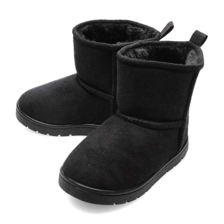 【子供服】KidsForet(キッズフォーレ)ムートン風ブーツ15cm～19cmB53510