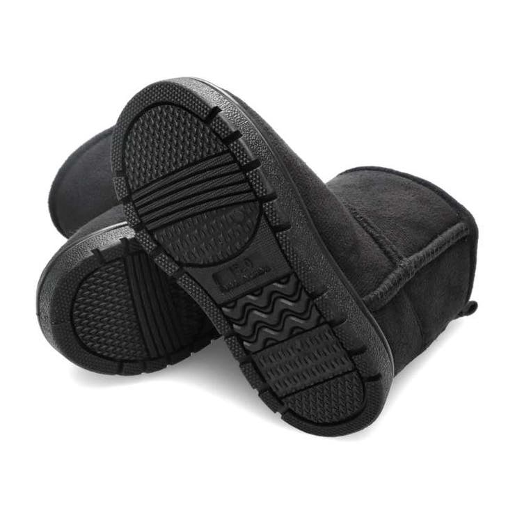 【子供服】KidsForet(キッズフォーレ)ムートン風ブーツ15cm～19cmB53510