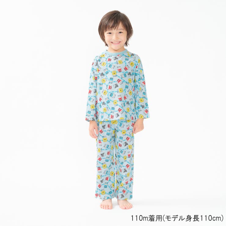 ＪＲ新幹線電車総柄長袖パジャマ | こどもの森e-shop | 詳細画像13 