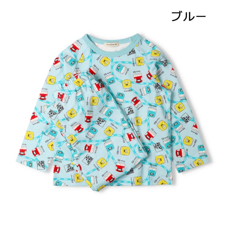 ＪＲ新幹線電車総柄長袖パジャマ | こどもの森e-shop | 詳細画像3 