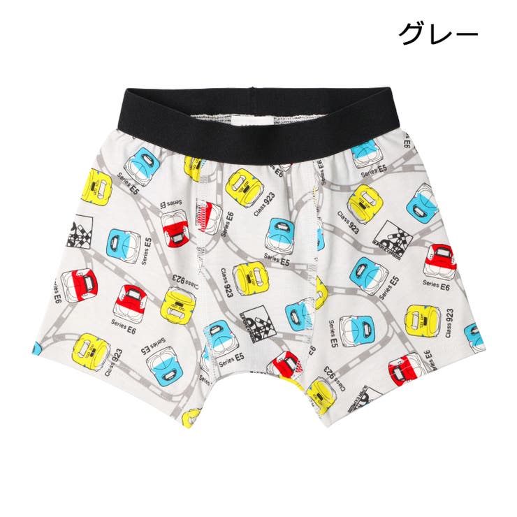 子供服KidsForet(キッズフォーレ)ＪＲ新幹線電車総柄ボクサーパンツ・下着100cm～130cmB5579