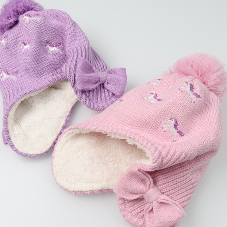 ユニコーン刺繍耳付アクリルニット帽 | こどもの森e-shop | 詳細画像11 