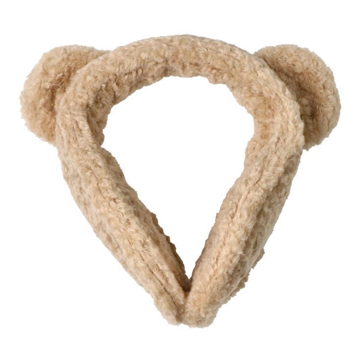 ベージュ | アニマルもこもこボアイヤーマフ | こどもの森e-shop