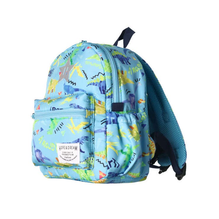 KidsForet(フォーレ)恐竜・働く車総柄撥水ボンディングリュックB81821
