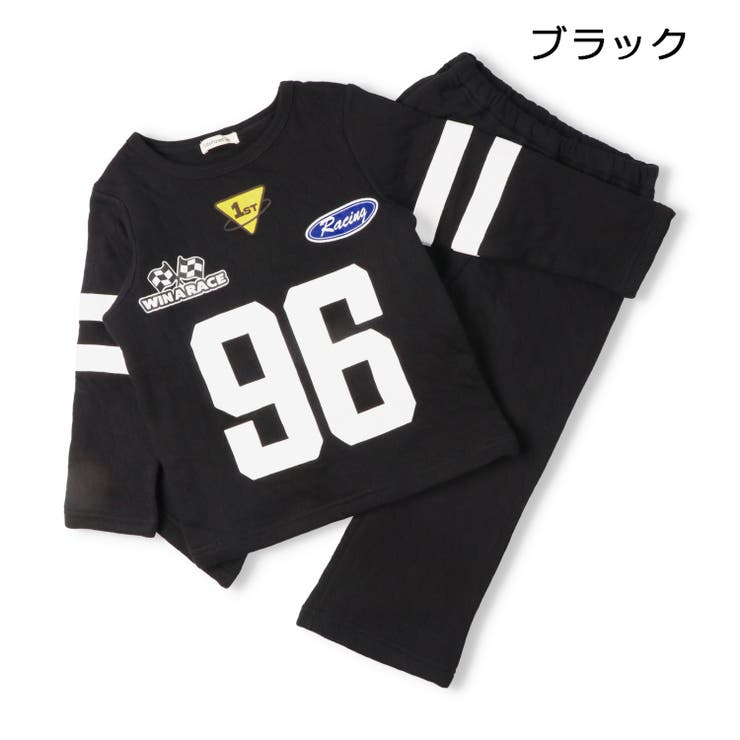 【WEB限定】ロゴプリントキルト長袖パジャマ | こどもの森e-shop | 詳細画像2 