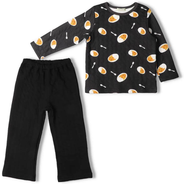 【WEB限定】食べ物総柄キルト長袖パジャマ | こどもの森e-shop | 詳細画像5 