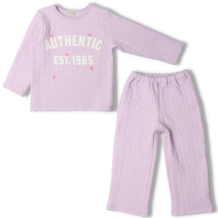 【ネット限定】ロゴプリントキルト長袖パジャマ | こどもの森e-shop | 詳細画像2 