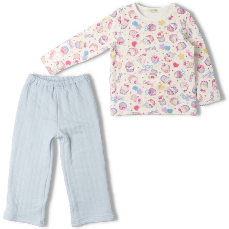 【WEB限定】総柄キルト長袖パジャマ | こどもの森e-shop | 詳細画像5 