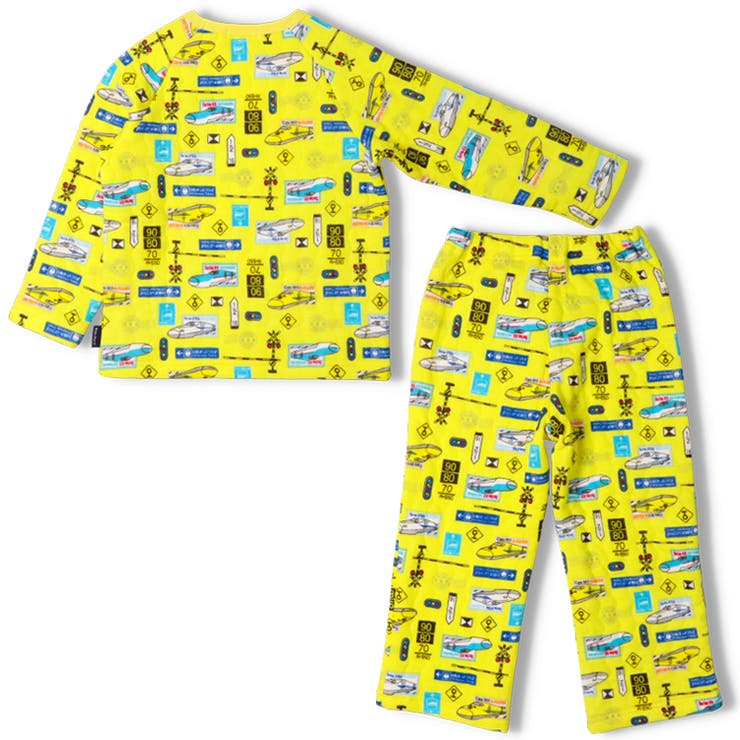 【ネット限定】JR新幹線電車総柄キルトパジャマ | こどもの森e-shop | 詳細画像3 