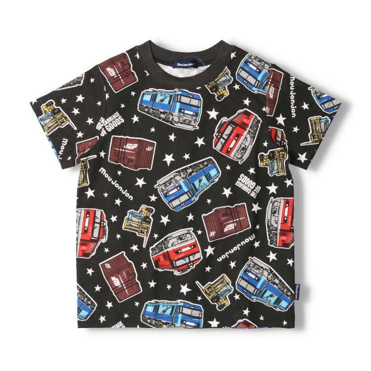 JR貨物電車総柄半袖Ｔシャツ | こどもの森e-shop | 詳細画像2 