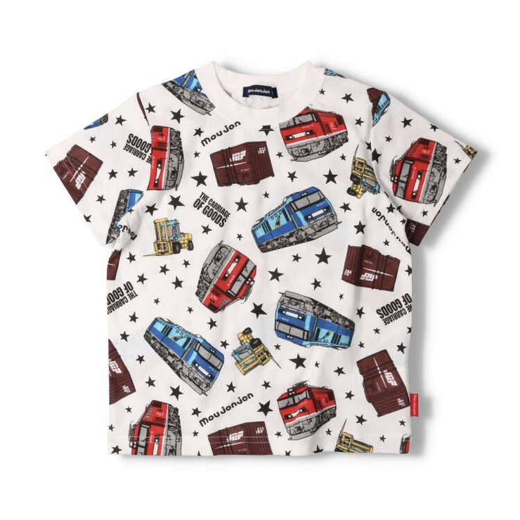 JR貨物電車総柄半袖Ｔシャツ | こどもの森e-shop | 詳細画像3 