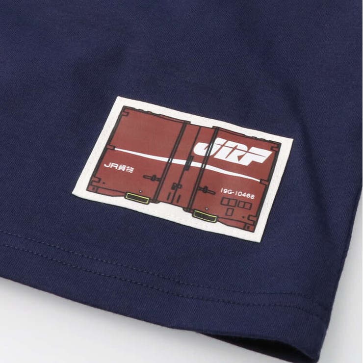 【子供服】moujonjon(ムージョンジョン)日本製JR貨物電車大集合半袖Tシャツ90cm～130cmF32812