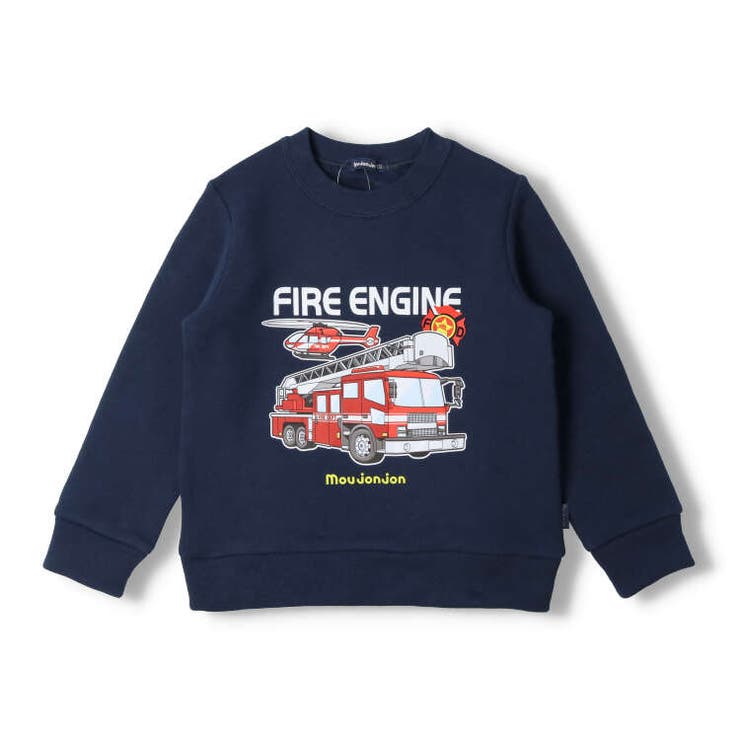 familiar トレーナー 120 ショベルカー　裏起毛　働く車 familiar トレーナー 120 ショベルカー 裏起毛 働く車 familiar