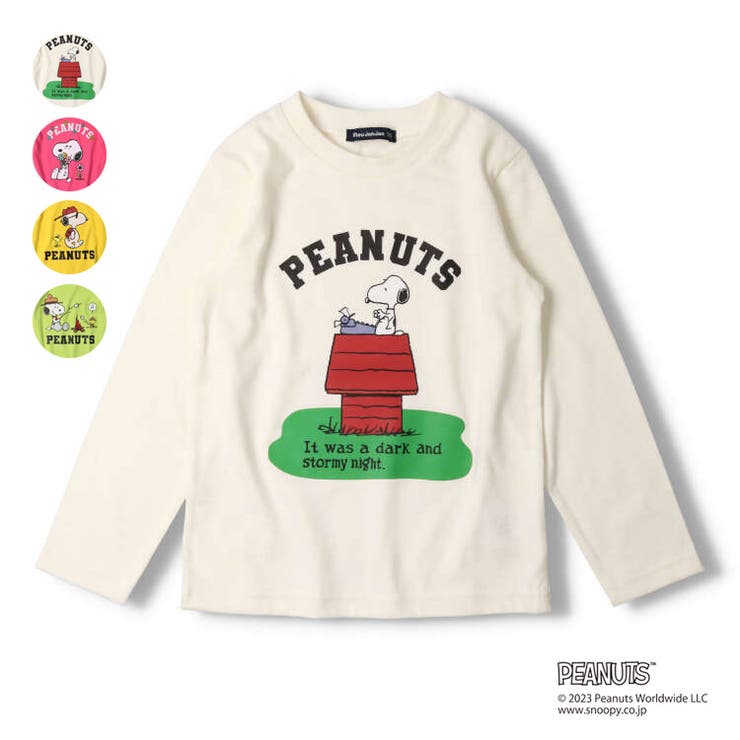 PEANUTS】スヌーピープリントＴシャツ[品番：MTIK0010306