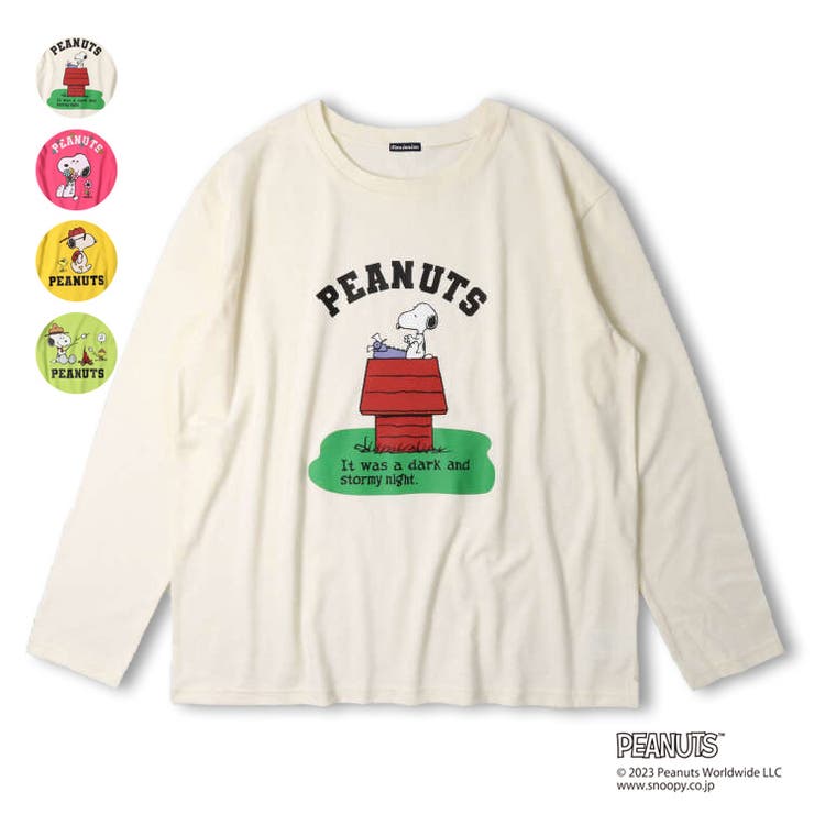 [ミズノ] PEANUTS リサイクルポリエステルTシャツ 親子コーデ スヌーピー 大人・ママ用【PEANUTS】スヌーピーＴシャツ  [品番：MTIK0010307]｜こどもの森e-shop（コドモノモリイーショップ）のキッズファッション通販｜SHOPLIST（ショップリスト） [ ミズノ] PEANUTS リサイクルポリエステルTシャツ 親子コーデ スヌーピー