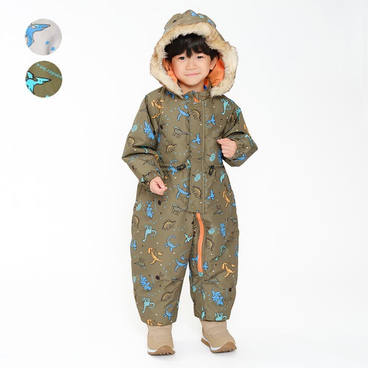 恐竜柄スノーコンビ | こどもの森e-shop | 詳細画像1 
