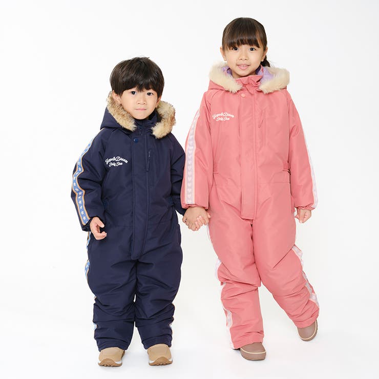 星・ハート柄ライン入りスノーコンビ | こどもの森e-shop | 詳細画像13 