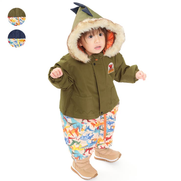 恐竜柄切替スノーコンビ | こどもの森e-shop | 詳細画像1 