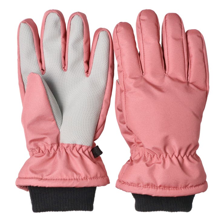 ピンク | 撥水五本指スノーグローブ・手袋 | こどもの森e-shop