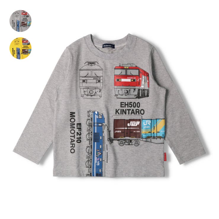 Moujonjon Jr貨物電車金太郎 桃太郎長袖ｔシャツ 90cm 品番 Mtik こどもの森e Shop コドモノモリ イーショップ のキッズファッション通販 Shoplist ショップリスト