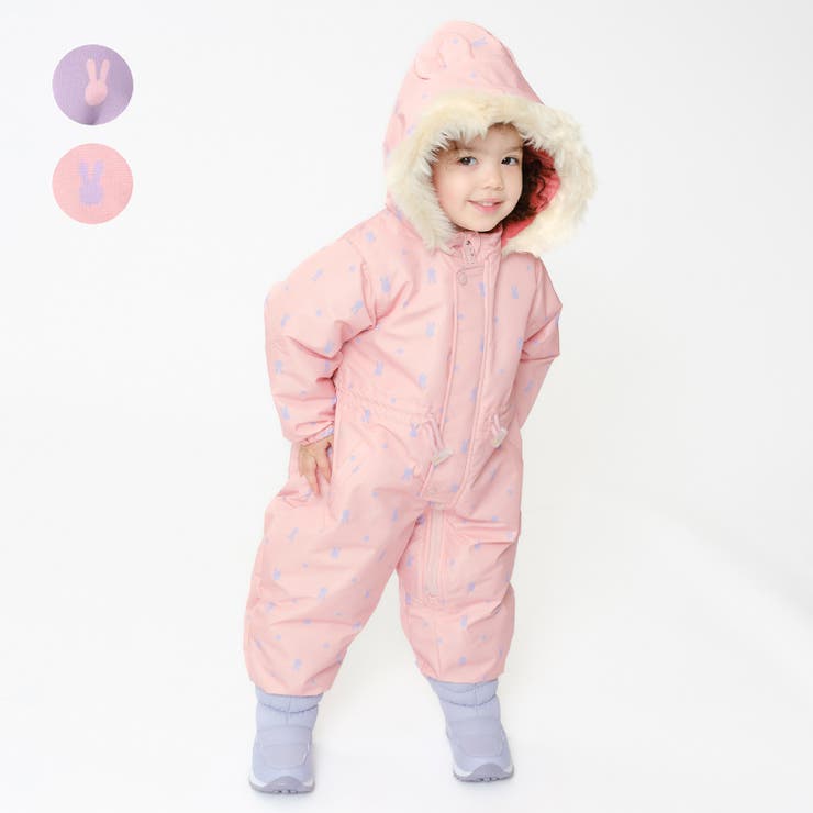 うさぎ柄スノーコンビ[品番：MTIK0011357]｜こどもの森e-shop