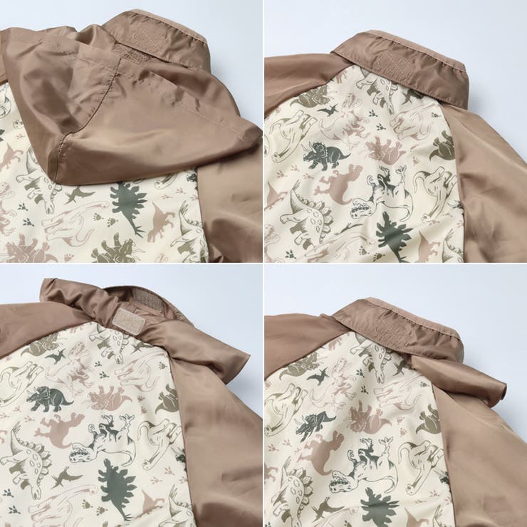 裏メッシュ恐竜柄切替ジャケット | こどもの森e-shop | 詳細画像9 