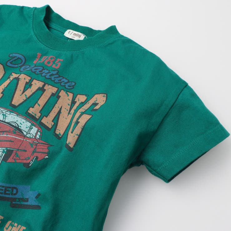 車ロゴかすれプリントＴシャツ | こどもの森e-shop | 詳細画像3 