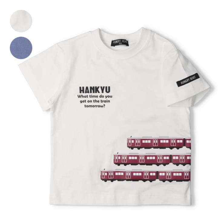 上品コーデはコレで安心！ 阪急電車プリント半袖Tシャツ[品番：MTIK0011626]｜こどもの森e トップス