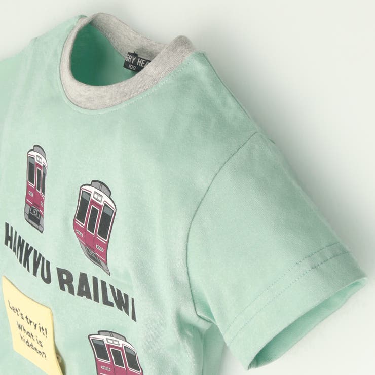 阪急電車仕掛けＴシャツ | こどもの森e-shop | 詳細画像4 