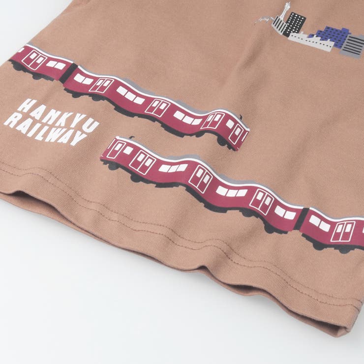 阪急電車風景プリント半袖Tシャツ | こどもの森e-shop | 詳細画像6 