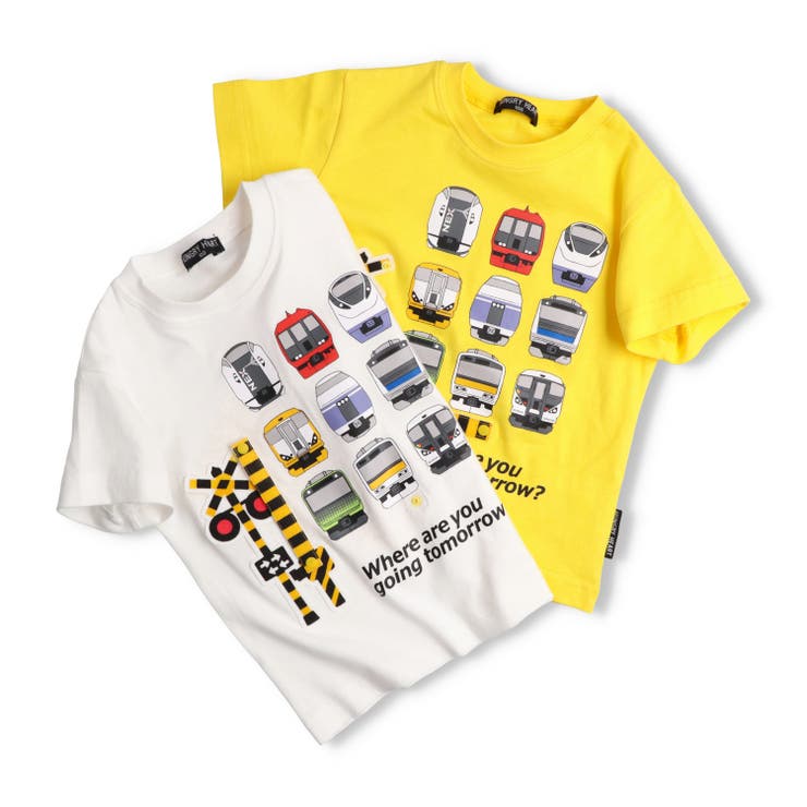在来線電車プリント踏切仕掛けＴシャツ | こどもの森e-shop | 詳細画像9 
