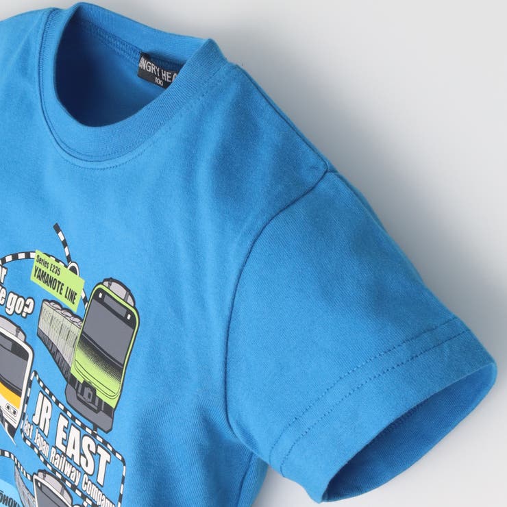 JR在来線電車路線図風プリントＴシャツ | こどもの森e-shop | 詳細画像3 