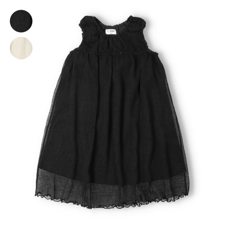 シフォンノースリーブワンピース | こどもの森e-shop | 詳細画像1 