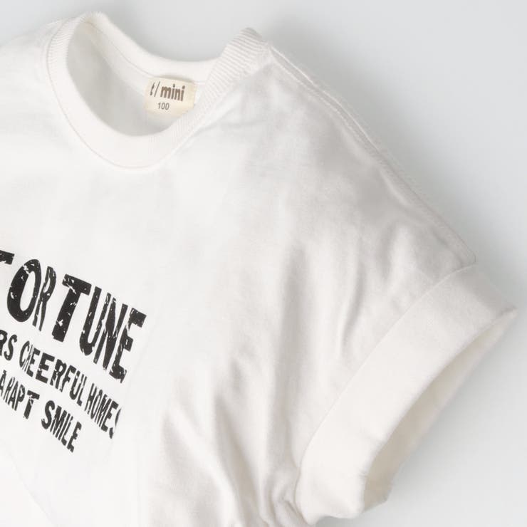 脇ギャザーロゴプリントＴシャツ | こどもの森e-shop | 詳細画像3 