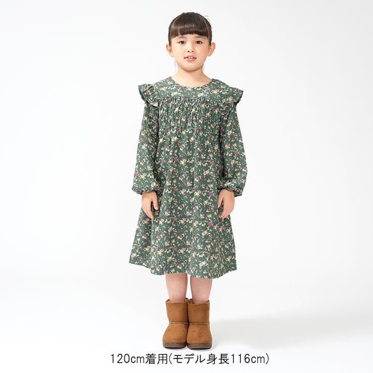 小花柄シャツコールワンピース | こどもの森e-shop | 詳細画像8 