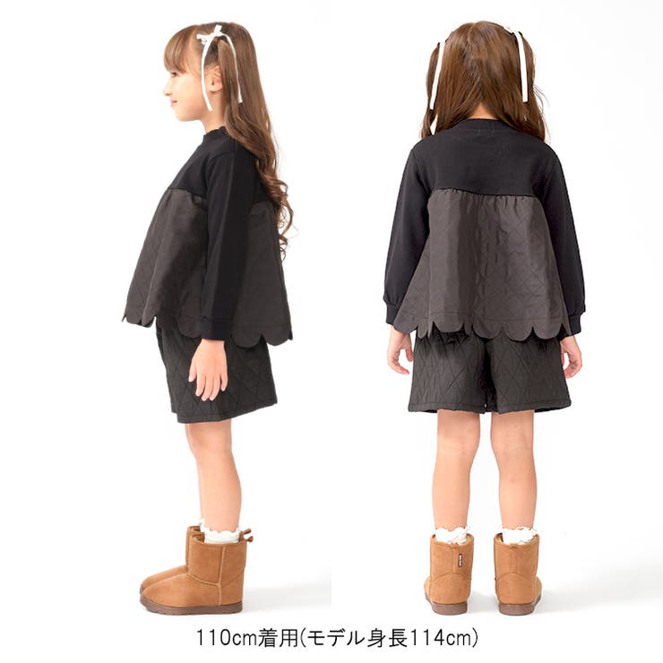 キルト切替裏毛トレーナー | こどもの森e-shop | 詳細画像8 
