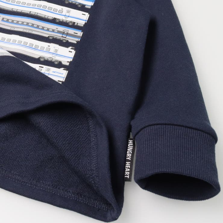 歴代新幹線電車プリント裏毛トレーナー | こどもの森e-shop | 詳細画像5 