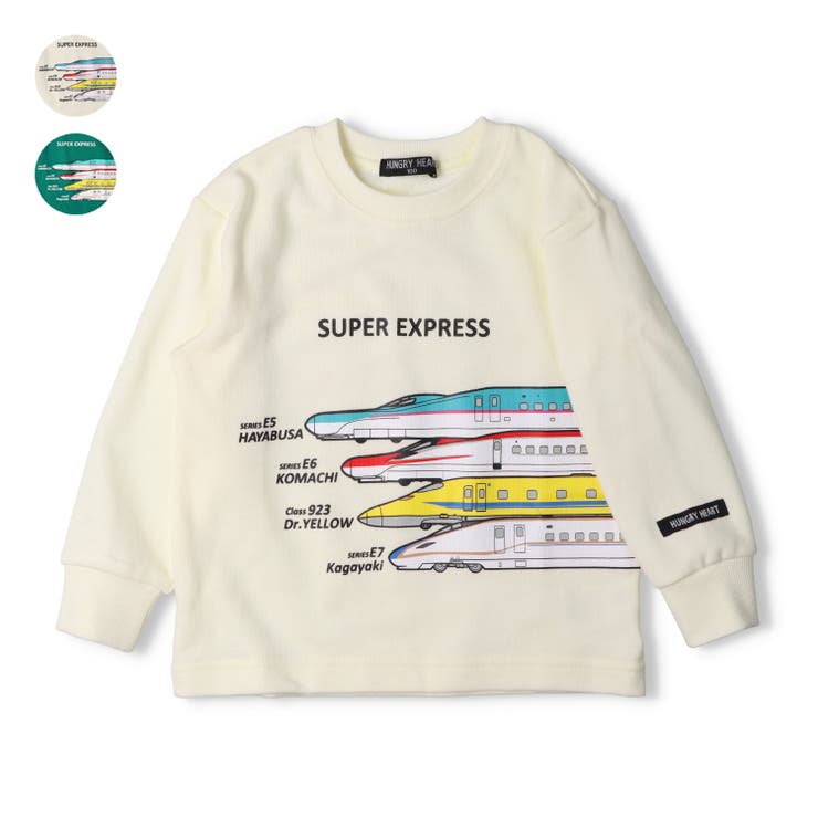 JR新幹線電車路線図裏毛トレーナー | こどもの森e-shop | 詳細画像1 