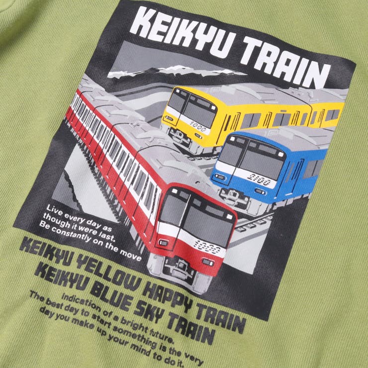 京急電鉄電車プリント裏毛トレーナー | こどもの森e-shop | 詳細画像4 