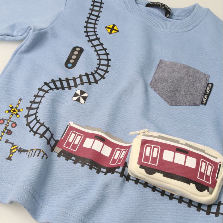 阪急電車ポケット付裏毛トレーナー | こどもの森e-shop | 詳細画像4 
