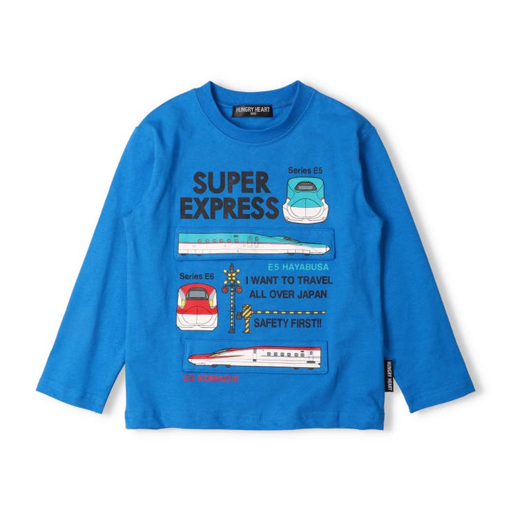 新幹線電車仕掛け長袖Ｔシャツ | こどもの森e-shop | 詳細画像3 