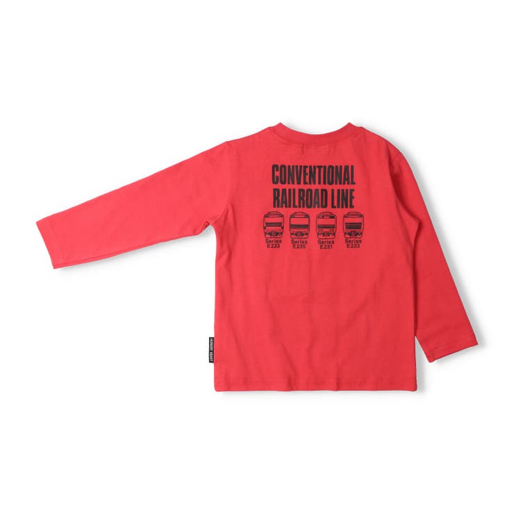 子供服HungryHeart(ハングリーハート)JR在来線電車仕掛け長袖Ｔシャツ90cm～140cmK5482