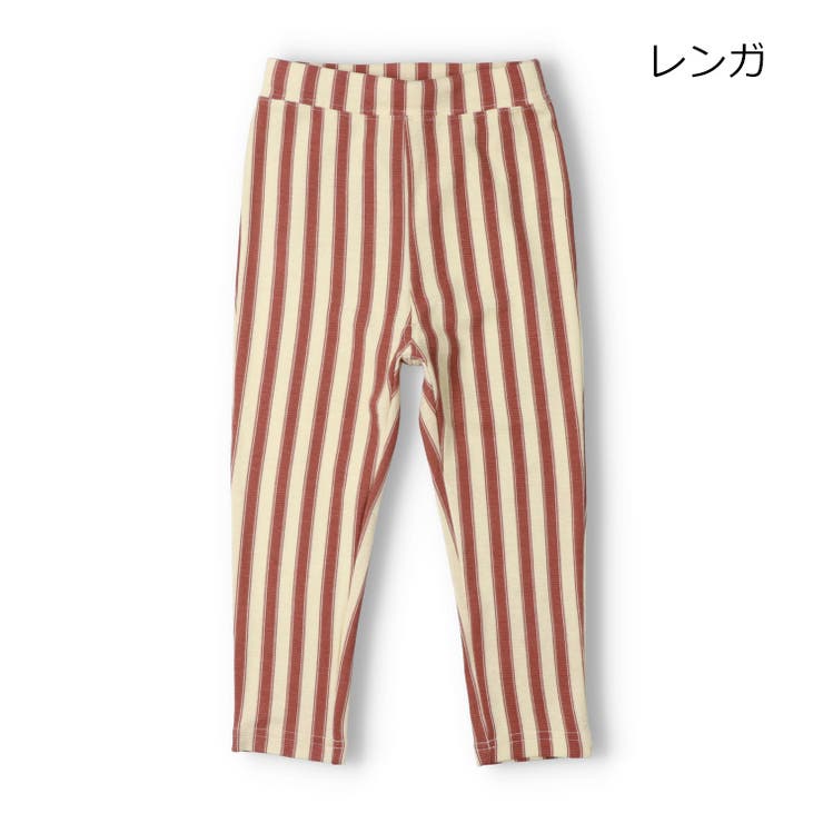 レンガ | リップルフライス総柄パンツ | こどもの森e-shop