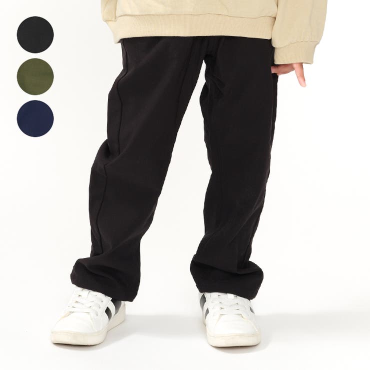 無地ストレッチツイル裏起毛長パンツ | こどもの森e-shop | 詳細画像1 