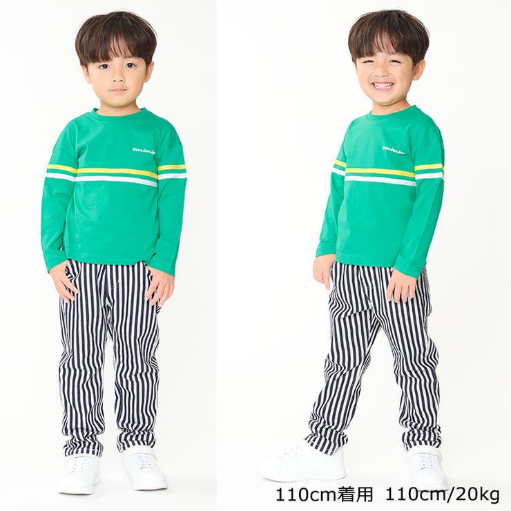 ストライプ柄ツイル長パンツ・長ズボン | こどもの森e-shop | 詳細画像10 